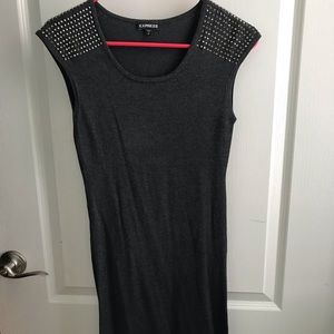 Cap sleeve sweater dress